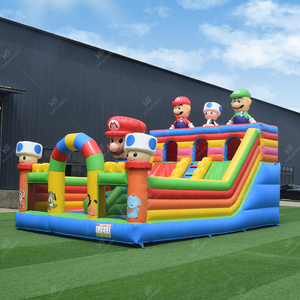 <span class=keywords><strong>Castillo</strong></span> hinchable al aire libre de nuevo diseño con tobogán Super Mario Bounce House Playground para niños - Product Image 1