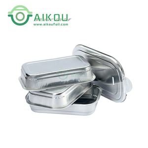 Jetable en vol <span class=keywords><strong>avion</strong></span> <span class=keywords><strong>repas</strong></span> <span class=keywords><strong>plateau</strong></span> revêtement alimentaire cuisson boîte de récipient de papier d'aluminium de compagnie aérienne cocotte avec couvercle en aluminium - Product Image 3