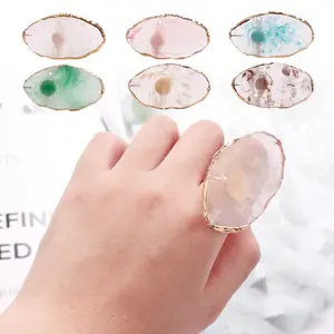 Mini Vinger Ring Plaat Nail Art Ring Mengen Palet Nagels Kunst Apparatuur