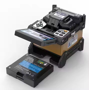 Soldador de fibra óptica, empalmador de fusión de 6 motores, calefacción de 4,3 pulgadas para FTTH <span class=keywords><strong>Fibernet</strong></span>, fuente de alimentación de 12V usada, divisor de fibra SC - Product Image 1