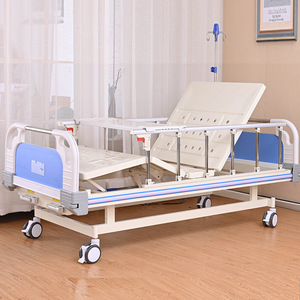 Cama de Hospital Fu Sen FS-A06 Manual con Manivela Simple o Doble, Ajustable en Respaldo y Elevación de Piernas, para Cuidado de Pacientes - Product Image 1