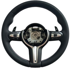 Para <span class=keywords><strong>BMW</strong></span> Serie 3 Serie 5 Sport Volante de cuero F10 F20 F30 F32 F36 F80 F82 E90 E91 E92 M3 M4 <span class=keywords><strong>M5</strong></span> Volante de coche - Product Image 6