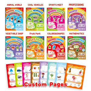 Libros Mágicos <span class=keywords><strong>de</strong></span> Aprendizaje Personalizados al por Mayor 2026 Keybaby: Libros Educativos Tempranos con Pegatinas <span class=keywords><strong>de</strong></span> Recompensa y Libros para Colorear para Niños - Product Image 1
