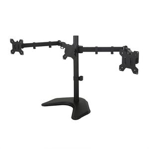 Stock Triple 3 Monitor Stand Extendable <b>Desk</b> Clamp with Three Arms for Mounting Multiple Monitors - Product Image 1