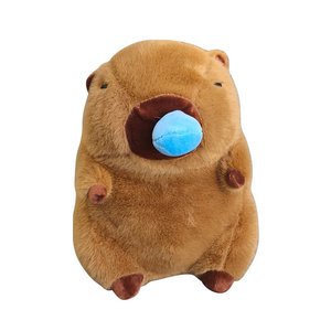 ตุ๊กตาคาปบาร่าสโนท์ของเล่นตุ๊กตาของขวัญวันเกิดน่ารักทากสัตว์นุ่มนิ่มยืดหยุ่นบรรเทาความเครียดสำหรับเด็ก - Product Image 1