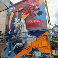 Cat Semprot Seniman Grafiti, Aerosol Premium, Semprotan Halus, Pigmen Kaya, Pasokan Langsung Pabrik