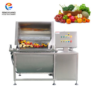 Lavadora de Tanque Inclinable con Ozono y Ultrasonido, 500 kg/h, Multifuncional, para Frutas, Verduras y Carne, para Grandes Restaurantes - Product Image 1