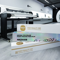 Logiciel prédécoupé PPF + découpeuse automatique d'équipement pour film de protection de peinture
