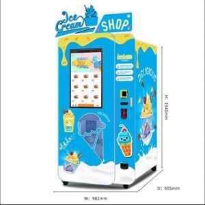 Máquina Expendedora de Helado Suave con Pantalla Táctil Grande de 32 Pulgadas, con Lector de Tarjetas de Crédito, Apta para Grandes Supermercados - Product Image 6