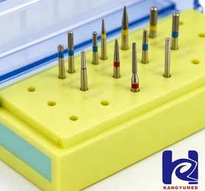 ชุดดอกสว่านเพชร <span class=keywords><strong>GLIN</strong></span> Dental FG สำหรับเครื่องกรอฟันความเร็วสูงแบบใช้มือ สำหรับเตรียมอินเลย์ พร้อมที่เก็บดอกสว่านแบบฆ่าเชื้อได้ - Product Image 5