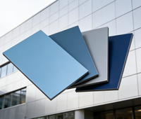 Panneaux muraux extérieurs de façade moderne Revêtement PVDF Ignifuge Écologique Composite en aluminium Épaisseur 3-5 mm Imperméable