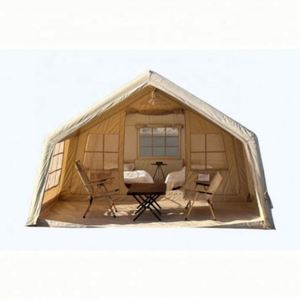 Tente de camping familiale imperméable pour 4 à 6 personnes avec poteaux en fibre de verre, ouverture automatique rapide quatre saisons, une chambre - Product Image 3