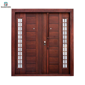 <span class=keywords><strong>Porte</strong></span> de sécurité SUNZION pour <span class=keywords><strong>entrée</strong></span> de maison, <span class=keywords><strong>porte</strong></span> double en acier métallique, anti-effraction, <span class=keywords><strong>porte</strong></span> extérieure pour villa, jardin, design moderne, garantie 2 ans - Product Image 3