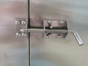 पोर्टेबल स्टेनलेस स्टील और एल्यूमीनियम चार-पहिया इलेक्ट्रिक ट्रॉली 400 डब्ल्यू मोटर फोल्डेबल स्टेकबल स्टैकेबल कार्ट औद्योगिक उपयोग - Product Image 5