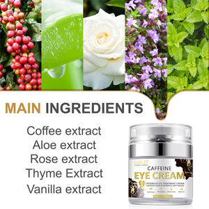 Crème Contour des Yeux à la Caféine ELAIMEI – Vente en Gros Personnalisée – Élimination des Cernes et des Poches – Hydratation Naturelle à Base de Plantes – Approvisionnement Direct Usine - Product Image 5