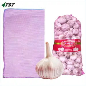 定制便携式彩色网钩针串可重复使用购物杂货手提袋棉网袋包装水果和蔬菜