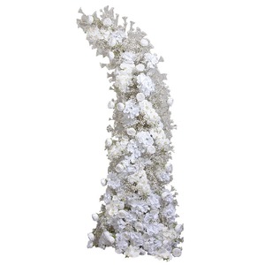 Orchidée Papillon Artificielle, Support de Forêt pour Mariage, Décoration de Fond, Fleur Artificielle, Corne de Taureau - Product Image 4