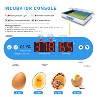 Incubateur HHD 600, incubateurs à œufs 528, incubateur automatique pour œufs d'oiseaux