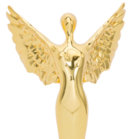 Trofeo de recuerdo del Premio conmemorativo de diseño creativo Trofeo de música y baile personalizado Premios de diosa Trofeo de metal