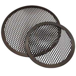7 "、8" 、9 "、10" 、12 "アルミ合金ハードアルマイトメッシュピザトレイ/ピザスクリーン - Product Image 1
