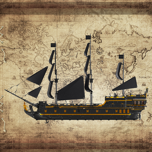 Mold KING 13186 Pirates Ship Building Blocks per adulti MOC Bricks Black Pearl II Model kit per costruire blocchi educativi per bambini - Product Image 5