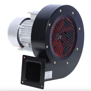 Centrifugal fan low noise high temperature resistant blower industrial high power 220V strong ventilation dust removal smoke fan