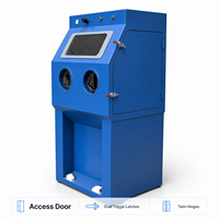 Machine de sablage à tambour rotatif entièrement automatique à base d'eau pour le nettoyage des moules, la finition des pièces industrielles et la suppression de la poussière