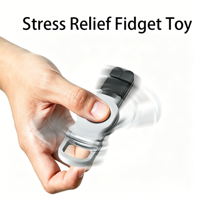 Nouveauté : Spinner anti-stress en alliage de zinc, support de téléphone et tablette de bureau, jouet anti-stress 360° °   Rotatif, antidérapant, réglable