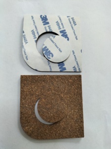 Sous-verres en liège pour boissons, en bois nordique, avec adhésif écologique à haute viscosité, découpés à la presse Zhongfu Nengzhan - Product Image 5