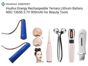 リチウムイオン電池Huahui New Energy充電式三バッテリー37v 13650 <span class=keywords><strong>900mAh</strong></span>美容ツールのための - Product Image 2