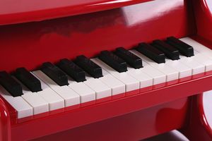 เปียโนไม้ขนาดเล็ก25คีย์เพื่อการศึกษาเปียโนตั้งตรงพร้อมกระดานความหนาแน่น E0 - Product Image 6