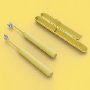 Reisset voor volwassenen met gepersonaliseerd logo, inclusief slimme sonische elektrische tandenborstels met zachte haren, tandenbleekfunctie, waterdichte batterij en reiskoffer. - Product Image 4