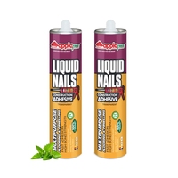 Colle silicone liquide transparente multi-usages à séchage rapide, super résistante, étanche pour extérieur, adhésif sans clou pour bois - Vente en gros