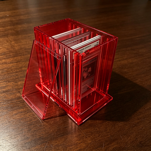 Présentoir en acrylique transparent personnalisé populaire à 10 emplacements pour cartes gradées, idéal pour la collection de cartes sportives - Product Image 4