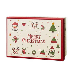 New Christmas Santa-themed Large Gift <strong>Box</strong> Specialty Paper Cardboard Die-Cut Scarf Thermal <strong>Mug</strong> Lid-and-Base <strong>Box</strong> for Holiday - Product Image 5