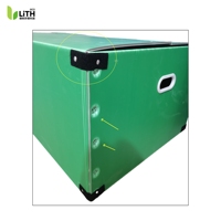 Boîte en PP creux écologique et recyclable, résistante à l'humidité, pliable, réutilisable, personnalisable, pour cadeaux, aliments, ménage, boissons