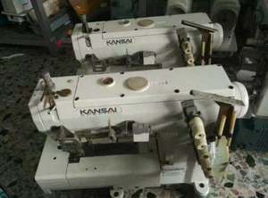 Machine à coudre industrielle à bras cylindrique Kansai Special 9803 d'occasion de bonne qualité, pour point de recouvrement supérieur et inférieur, à vendre - Product Image 2