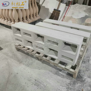 Nouveaux blocs creux en béton Magic Stone blancs, blocs de construction décoratifs pour la décoration intérieure et extérieure - Product Image 2