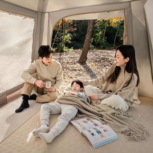 Carpa Inflable Automática Personalizada de Fábrica 240x240x175cm, de Una Sola Capa, Portátil, para Campamento al Aire Libre, Impermeable 1500mm - Product Image 5