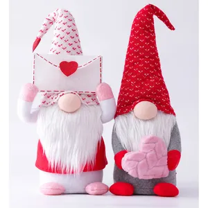 Gnome Plüsch Braut Bräutigam Romantische Rudolph Dekoration Zwerg Gnom Gesichtslose Puppe Valentinstag Home Hochzeits feier Ornamente