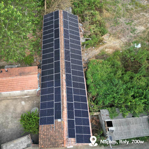 Panel Surya Mono Bifasial 550W 600 700 720 Watt Panel Surya N untuk Sistem Surya Harga Gudang EU - Product Image 3