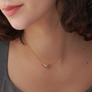 <span class=keywords><strong>ELAN</strong></span> fábrica personalizada de alta calidad Venta caliente Simple multifuncional 8 en forma de Ins estilo personalizado colgante collar - Product Image 4