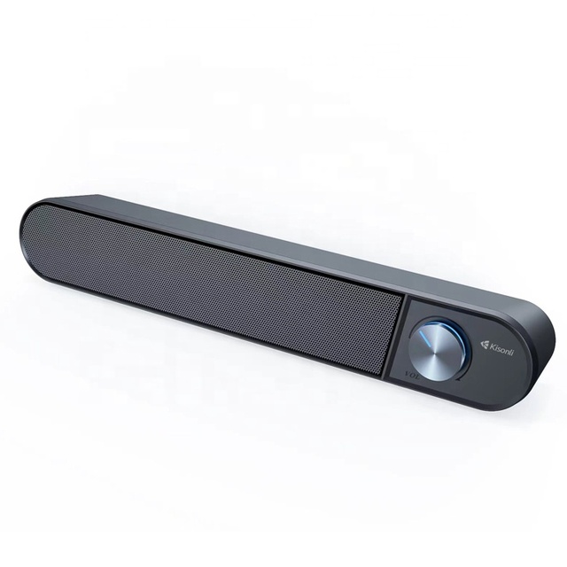 AUX Wired Mini Soundbar Speakers  Mini USB Wire Music Desktop Speaker PC Soundbar