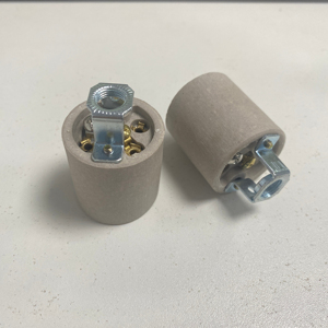 <span class=keywords><strong>E26</strong></span> đèn Gốm căn cứ ánh sáng ổ cắm với vít thiết bị đầu cuối cho Edison bóng đèn giữ đèn - Product Image 2