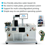 Imprimante numérique couleur jet d'encre haute vitesse CSJ-210XJ entièrement automatisée pour étiquettes, impression en un seul passage de rouleau à rouleau