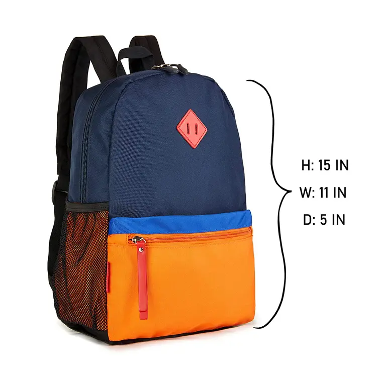 Attractive Design Lightweight Bright Colors Primary Middle School Kids Backpack Casual Computer Back Pack Bags