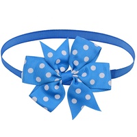 Collier ajustable en ruban polyester à pois pour chiens et chats - Accessoire léger, confortable et mignon pour le cou des animaux de compagnie