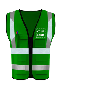 Chaleco Reflectante de Seguridad Personalizado con Impresión OEM, Ropa de Trabajo de Alta Visibilidad para Construcción - Product Image 1
