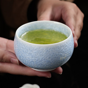 <b>Ice</b> Crystal Glaze <b>Master</b> Cup Teacup Set Ceramic Gift Box Business Gifts Traditional Chinese Design Heat Resistant - Product Image 4