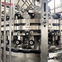 Machine de remplissage et de scellage de canettes électriques entièrement automatique pour boissons gazeuses, facile à utiliser, économie d'énergie